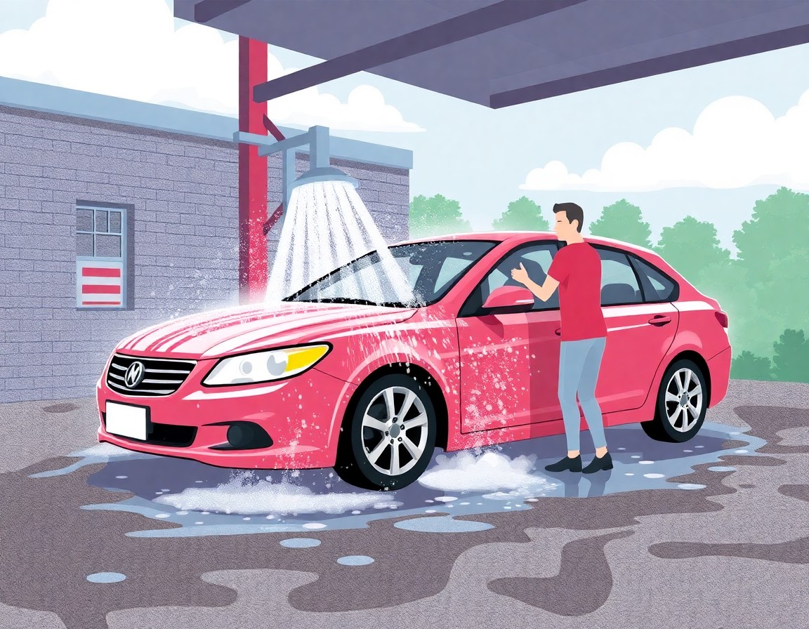 cuci kereta di banting