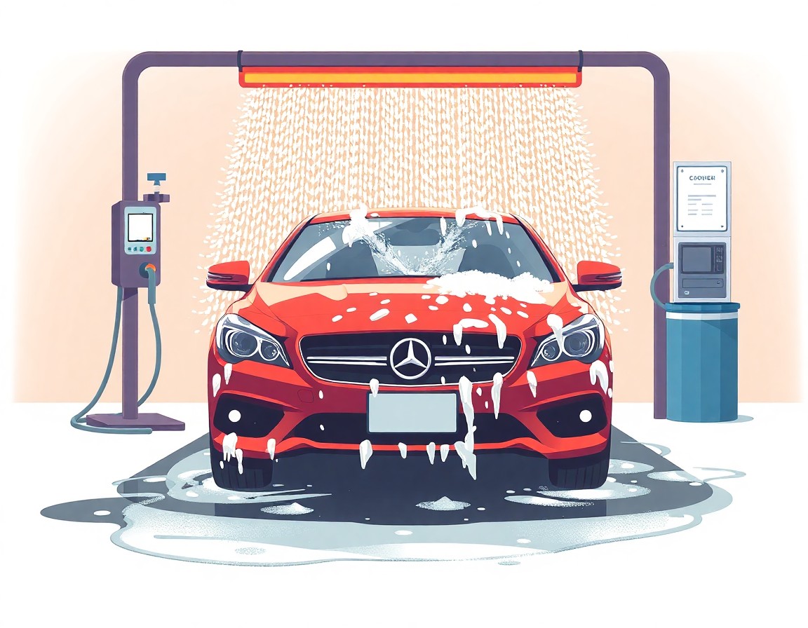 cuci kereta di kepala batas