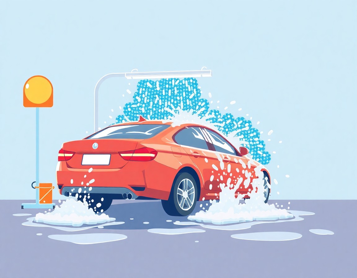 cuci kereta di pantai remis