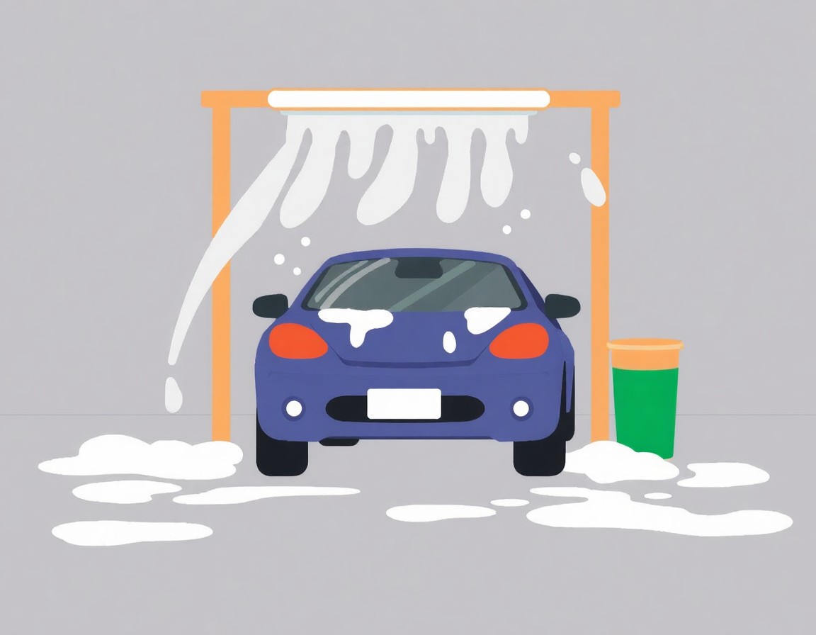 cuci kereta di parit buntar